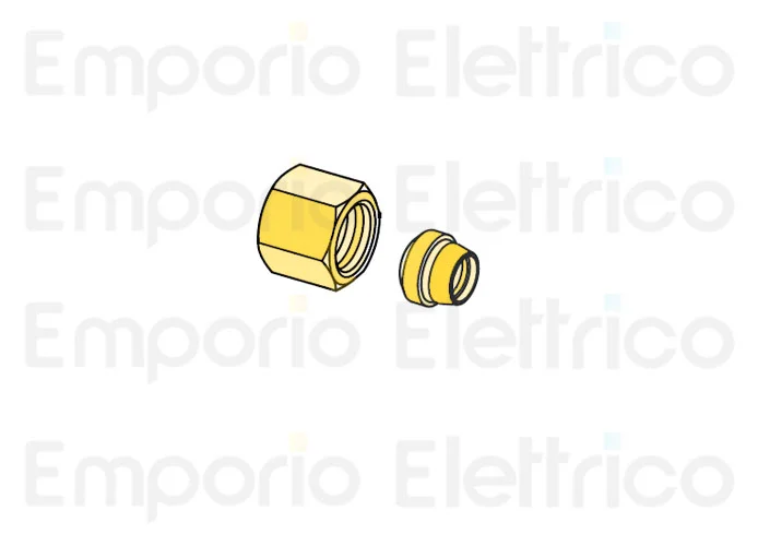 fadini pièce détachée bague de blocage de 8 avec écrou pour combi 740 740192