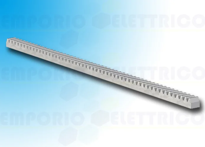 came crémaillère m6 en acier galvanisé 30x30 module 6 - 1 mètre - 009cgz6 cgz6