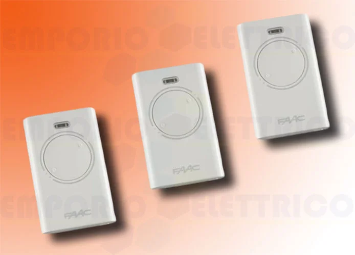 faac 3 x télécommande 2 canaux xt2 868 slh lr 787009 (new code 787030)