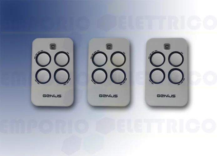genius 3 x télécommande 4 canaux 868mhz jlc kilo tx4 6100333 (new 787035)