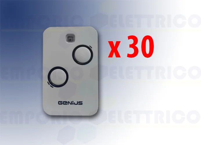 genius 30 x télécommande 2 canaux 868mhz jlc kilo tx2 6100332 (new 787034)