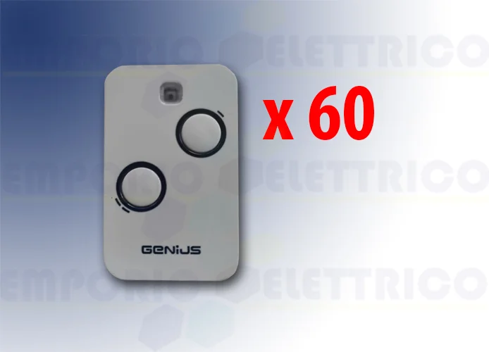 genius 60 x télécommande 2 canaux 868mhz jlc kilo tx2 6100332 (new 787034)