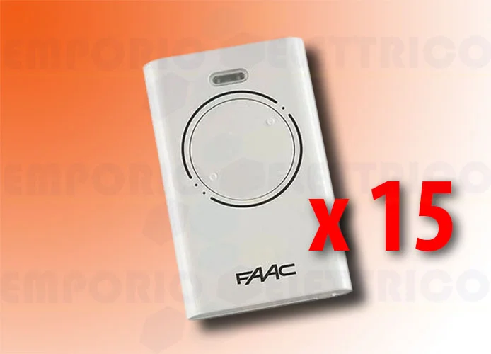 faac 15 télécommande à 2 canaux xt2 433 slh lr 787007 15 (new code 787032)
