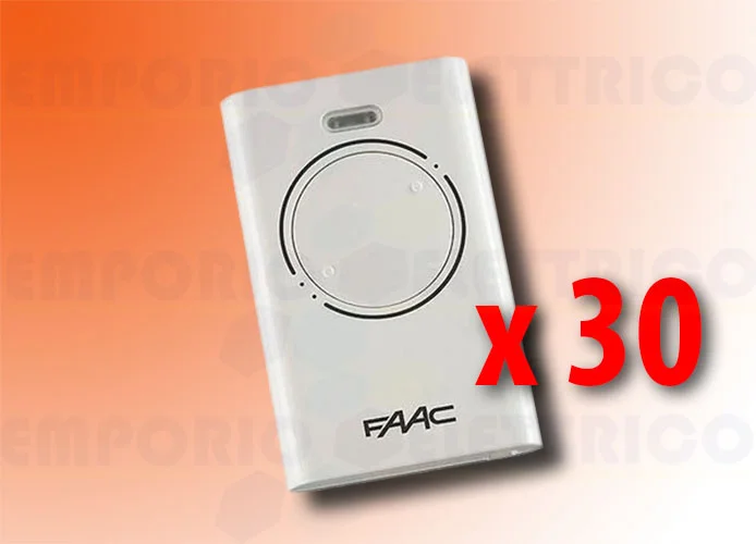 faac 30 télécommande à 2 canaux xt2 433 slh lr 787007 (new code 787032)