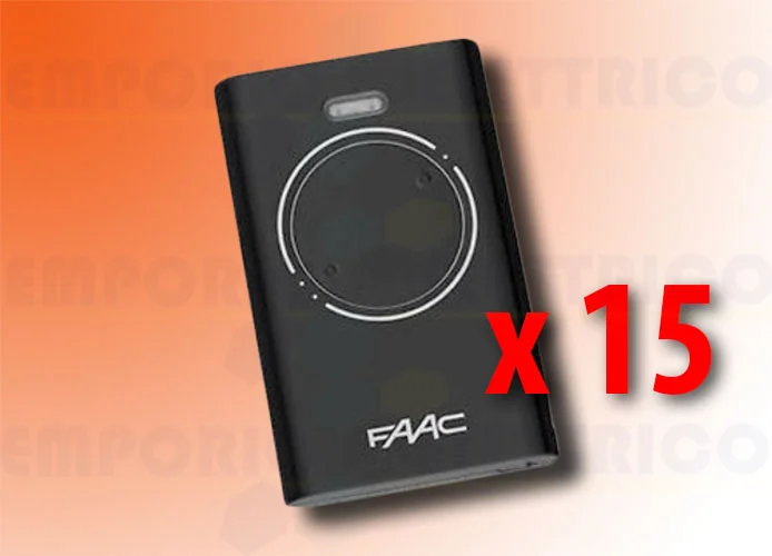 faac 15 x télécommande 2 canaux xt2 433 slh lr 7870071 (new code 787032)