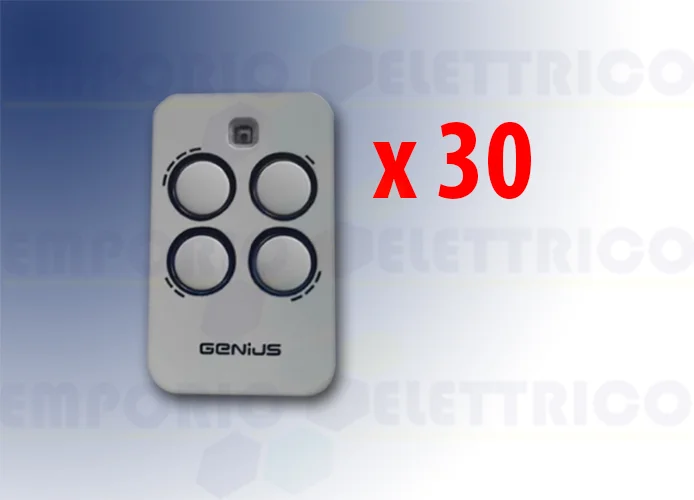 genius 30 x télécommande 4 canaux 868mhz jlc kilo tx4 6100333 (new 787035)