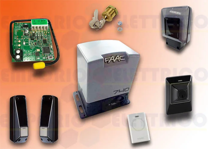 faac kit motorisation 740 e 230v delta2 kit safe 1056303445fr