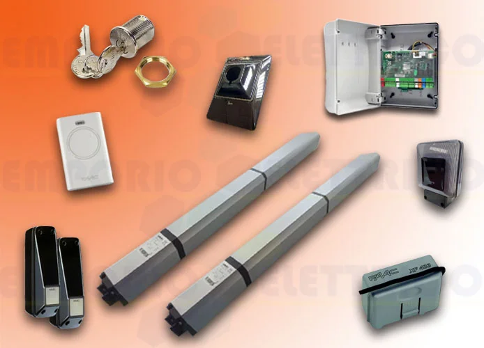 faac kit automatisme hydraulique 24v dc hybrid s450h kit safe 105683fr