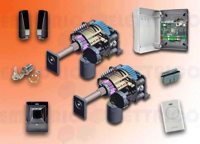 faac kit automation portails battants s2500i 24v high kit intégré 104250445 (new code 120020)