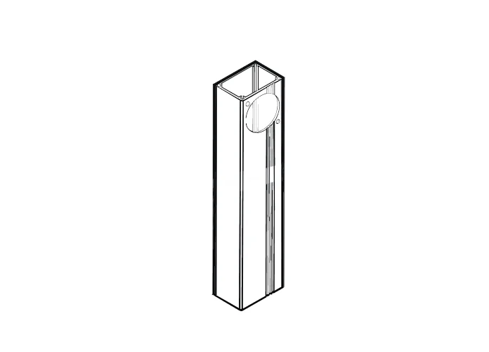 fadini pièce détachée tubulaire en aluminium pour colonnette de 0,54m pour prit 19 44202