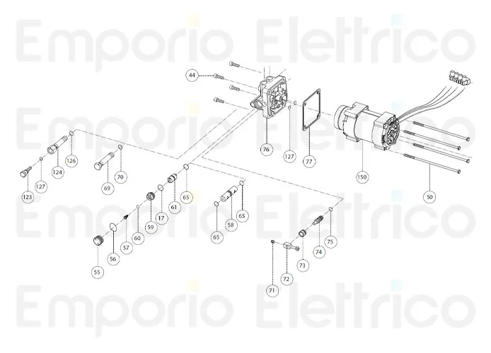 fadini 4x pièce détachée joint or 106 pour combi 740 740127 4