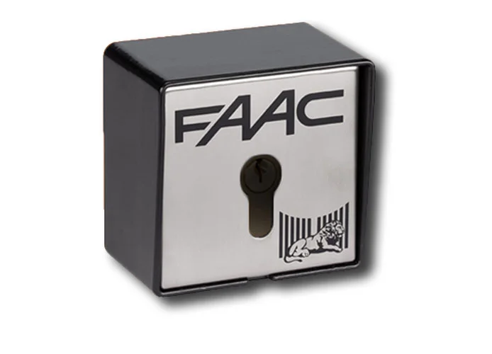 faac bouton à&nbsp;clé pour extérieur 1 contact t20 et 401012