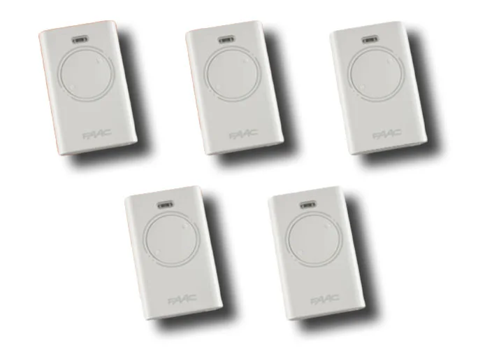 faac 5 télécommande à 2 canaux xt2 433 slh lr 787007 (new code 787032)