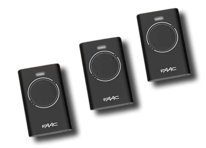faac 3 x télécommande 2 canaux xt2 868 slh lr 7870091 (new code 787030)