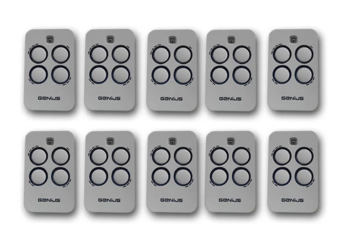 genius 10 x télécommande 4 canaux 868mhz jlc kilo tx4 6100333 (new 787035)