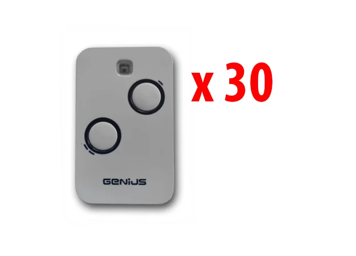 genius 30 x télécommande 2 canaux 868mhz jlc kilo tx2 6100332 (new 787034)