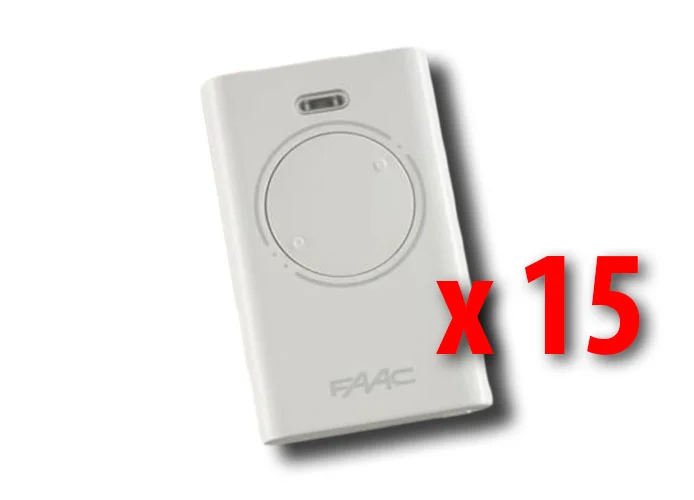 faac 15 x télécommande 2 canaux xt2 868 slh lr 787009 (new code 787030)