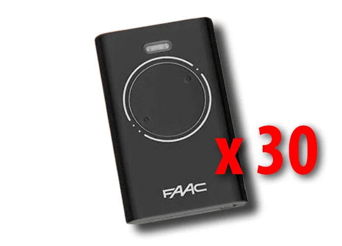 faac 30 x télécommande 2 canaux xt2 433 slh lr 7870071 (new code 787032)