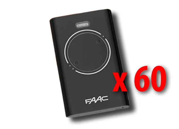 faac 60 x télécommande 2 canaux xt2 868 slh lr 7870091 (new code 787030)
