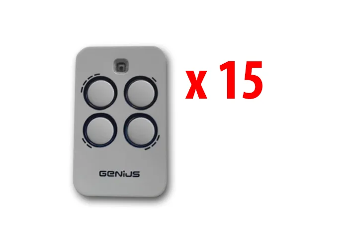 genius 15 x télécommande 4 canaux 868mhz jlc kilo tx4 6100333 (new 787035)