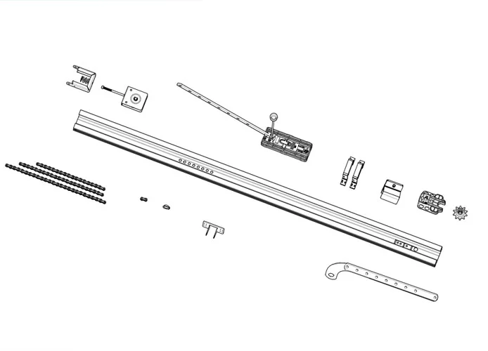 came page pièces détachées pour rail à chaîne 001v06002 v06002