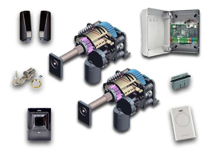 faac kit automation portails battants s2500i 24v high kit intégré 104250445 (new code 120020)