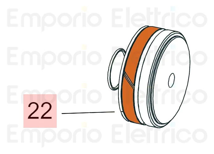 faac pièce détachée bague piston e/gt 70x65-9,7/102 7049195