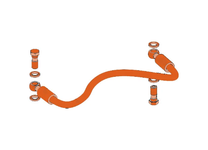 faac pièce détachée groupe tube flexible oeillet/oeillet 63000112
