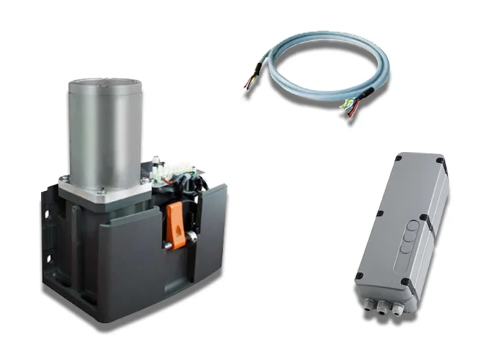 cardin kit intégrable pour portails coulissants jusqu'à 2000kg 24v kt-sli24draco2