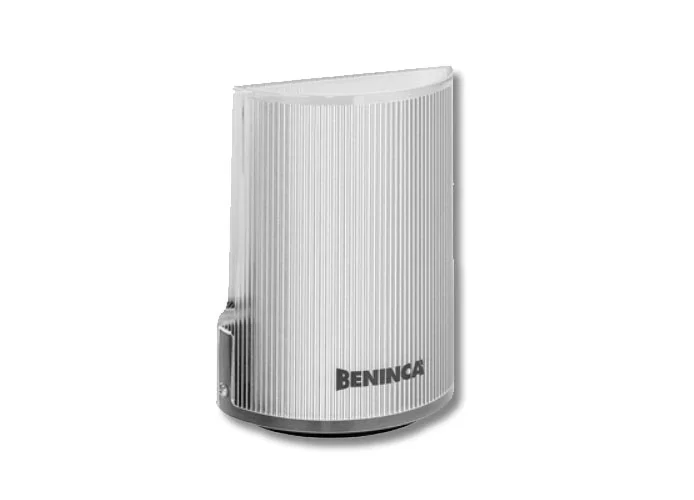 beninca clignotant blanche avec antenne intégrée 953402665 star (ex lampy)