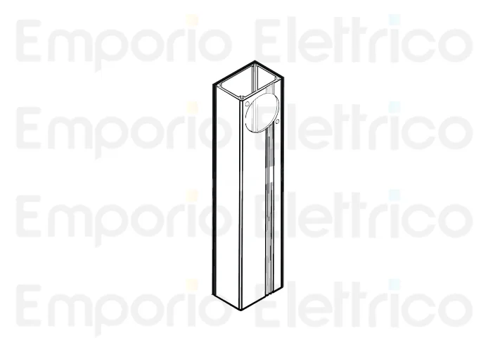 fadini pièce détachée tubulaire en aluminium pour colonnette de 0,75m pour prit 19 44205