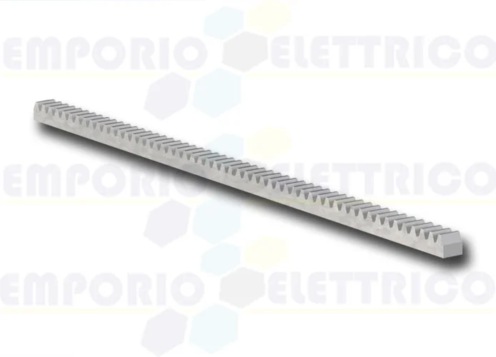 came crémaillère m6 en acier galvanisé 30x30 module 6 - 1 mètre - 009cgz6 cgz6