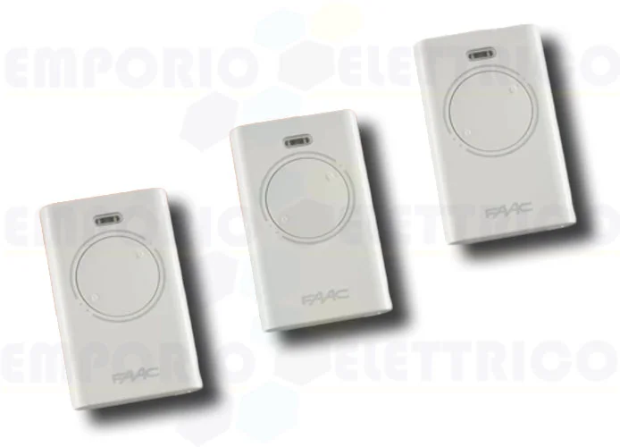 faac 3 télécommande à 2 canaux xt2 433 slh lr 787007 3 (new code 787032)