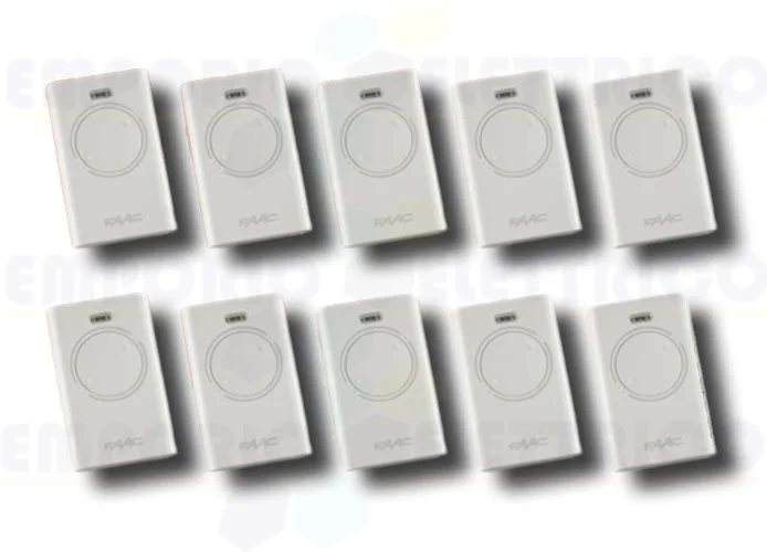 faac 10 télécommande à 2 canaux xt2 433 slh lr 787007 10 (new code 787032)