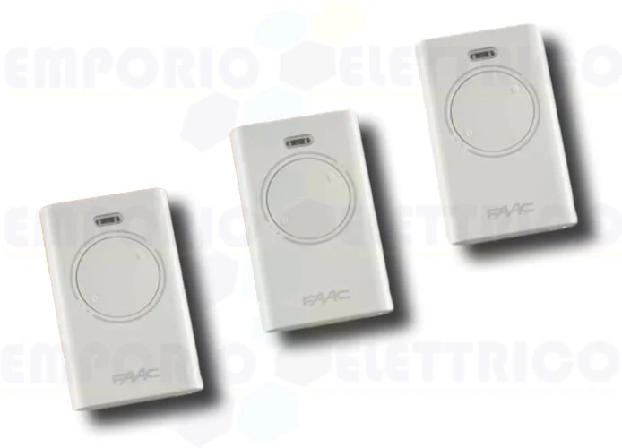 faac 3 x télécommande 2 canaux xt2 868 slh lr 787009 (new code 787030)
