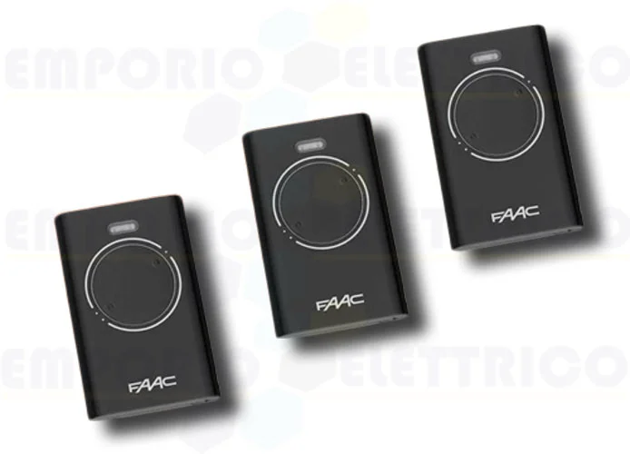 faac 3 x télécommande 2 canaux xt2 868 slh lr 7870091 (new code 787030)