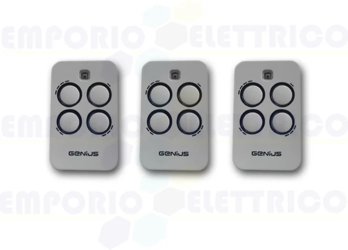 genius 3 x télécommande 4 canaux 868mhz jlc kilo tx4 6100333 (new 787035)