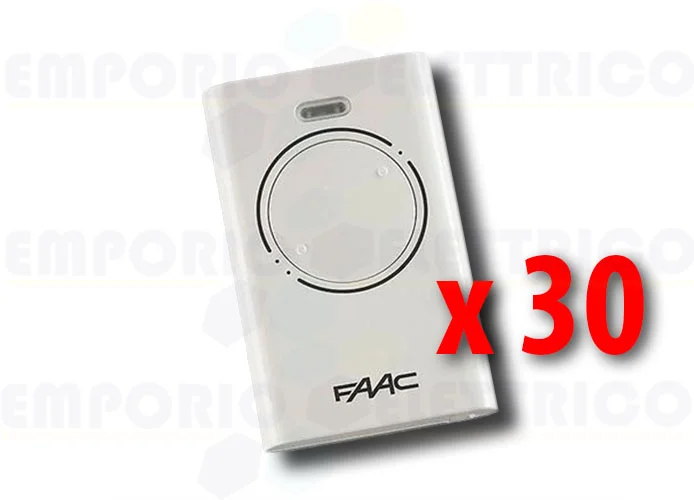 faac 30 télécommande à 2 canaux xt2 433 slh lr 787007 (new code 787032)