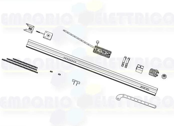 came page pièces détachées pour rail à chaîne 001v06002 v06002