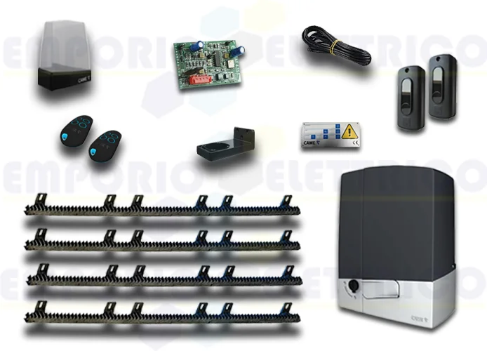 came kit automatisme 801ms-0180 + 4 mt crémaillère nyl emp8k01ms-004crem