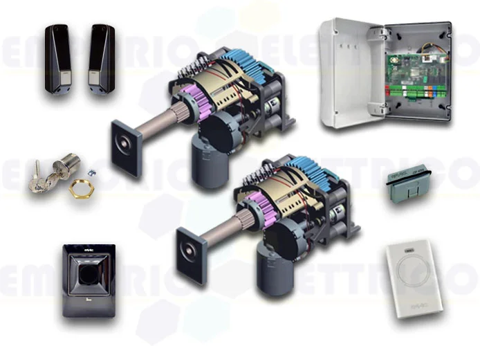 faac kit automation portails battants s2500i 24v high kit intégré 104250445 (new code 120020)