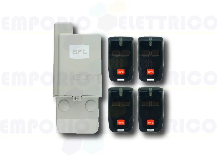 bft kit récepteur et 4 télécommandes radio 4 mitto kit 2611368 p111772