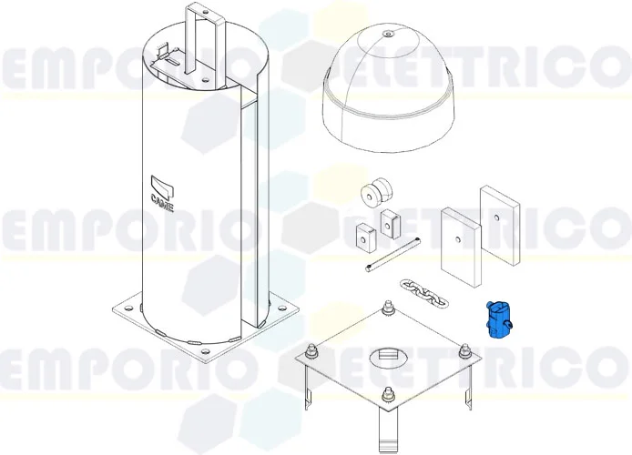 came pièce détachée verrou fixation pour chaîne cat-i 119rix017